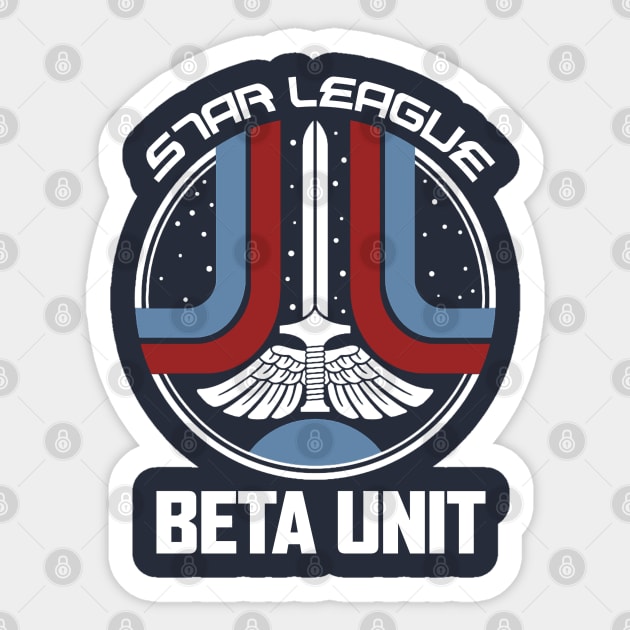 Beta Unit Sticker by Kaybi76